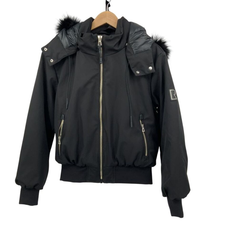 Rudsak Maude Down Bomber Jacket Black M